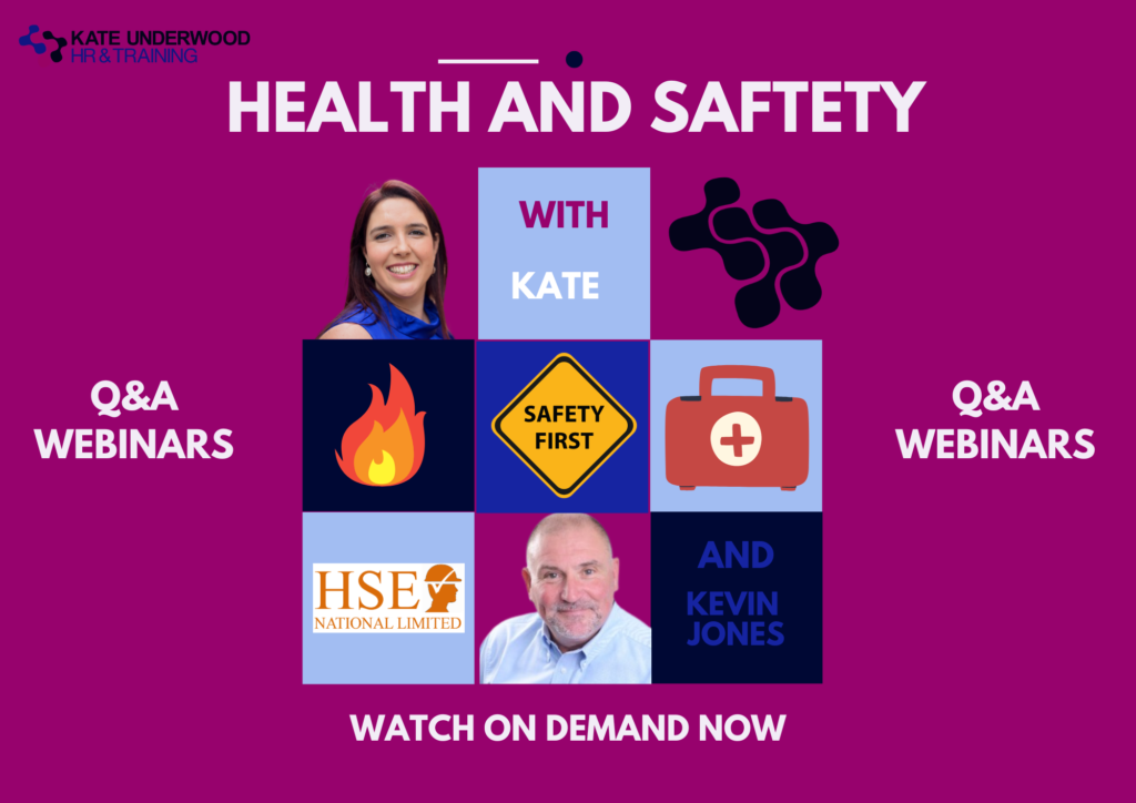 Health and Safety Q&A On Demand Kate Underwood HR