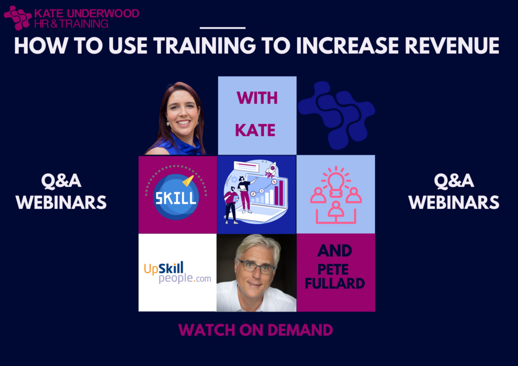 Unlock the power of employee training for revenue growth Kate Underwood HR & Training